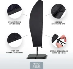 Power Goods Parasolhoes XXL Voor Zweefparasol – Parasolhoes Met Rits En Stok – Parasolhoes Staande Parasol – Tuinmeubelhoezen – Beschermhoes Zweefparasol – Waterproof – Anti-UV – 280 X 81 Cm 6 Power Goods Parasolhoes XXL Voor Zweefparasol – Parasolhoes Met Rits En Stok – Parasolhoes Staande Parasol – Tuinmeubelhoezen – Beschermhoes Zweefparasol – Waterproof – Anti-UV – 280 X 81 Cm -Tuinmeubelseries Winkel 1200x1135