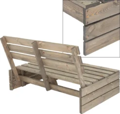Pro Garden Palletbank - 120 Cm - 2-zits 4 Pro Garden Palletbank - 120 Cm - 2-zits -Tuinmeubelseries Winkel 1200x1139 2