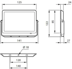 Philips - Decoflood - Floodlight - Zwart - 1x20W -Tuinmeubelseries Winkel 1200x1139 7