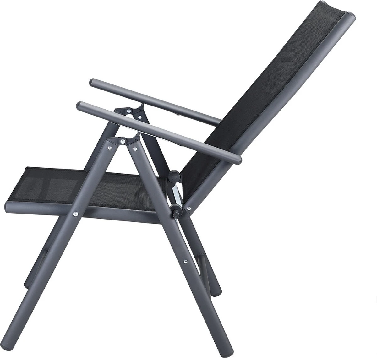 Tuinset 4 + 1 Klapstoelen Tuintafel – Aluminium 80x80cm - Grijs Tuinset 4 + 1 Klapstoelen Tuintafel – Aluminium 80x80cm - Grijs -Tuinmeubelseries Winkel 1200x1140 1