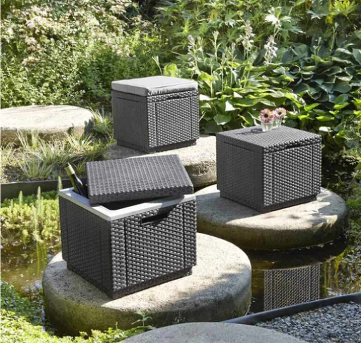 Allibert opbergpoef met deksel - opbergbox - bijzettafel buiten - tafel - tuintafel - opberger Allibert Opbergpoef Met Deksel - Opbergbox - Bijzettafel Buiten - Tafel - Tuintafel - Opberger -Tuinmeubelseries Winkel 1200x1142 2