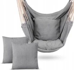 RENALUX Hangstoel Buiten En Binnen - Hangstoel Voor Binnen - Hangstoel Zonder Standaard - Hangstoel Cocoon - Gratis 2 Zachte Kussens - 150 KG - Grijs 6 RENALUX Hangstoel Buiten En Binnen - Hangstoel Voor Binnen - Hangstoel Zonder Standaard - Hangstoel Cocoon - Gratis 2 Zachte Kussens - 150 KG - Grijs -Tuinmeubelseries Winkel 1200x1148 3