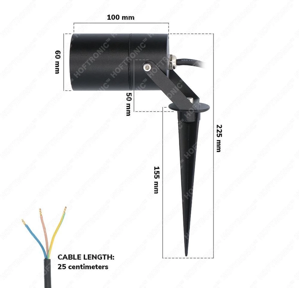3x HOFTRONIC Spikey - Tuinspot voor buiten - LED - Zwart - 2700K Warm wit - Waterdicht - 5 Watt - 400 Lumen - 230V - Verwisselbare GU10 lamp - Prikspot met grondspies - Richtbaar - Aluminium - Voor het uitlichten van planten/struiken en bomen 3x HOFTRONIC Spikey - Tuinspot Voor Buiten - LED - Zwart - 2700K Warm Wit - Waterdicht - 5 Watt - 400 Lumen - 230V - Verwisselbare GU10 Lamp - Prikspot Met Grondspies - Richtbaar - Aluminium - Voor Het Uitlichten Van Planten/struiken En Bomen -Tuinmeubelseries Winkel 1200x1155 9