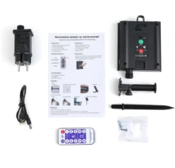 SHINE - Lichtsnoer - Lichtslinger Op Zonne-energie - Solar Led Prikkabel - Feestverlichting - Lampjes Slinger - Tuinverlichting - Vintage Basic Sfeerverlichting - 10 Meter En 12 Led Plug-In Lampen -Tuinmeubelseries Winkel 1200x1156 8