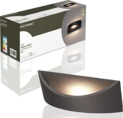 HOFTRONIC Lowa - LED Wandlamp Rechthoek - Up And Down Light (2 Lichts) - 6 Watt 3000K Warm Wit Licht - Modern Design - IP54 Waterdicht - Geschikt Als Binnen En Buiten Wandlamp - 3 Jaar Garantie -Tuinmeubelseries Winkel 1200x1156 9