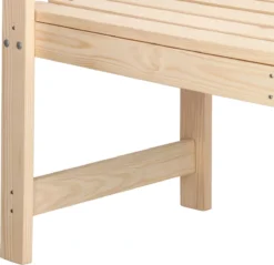 Merkloos Springos Tuinbank | Tuinbankje | Zitbank Buiten | Naaldhout | 119 X 78 X 45 Cm | Licht -Tuinmeubelseries Winkel 1200x1162 1