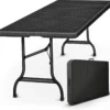 Sens Design Tuintafel Kunststof - Campingtafel Inklapbaar - Rotan-Look