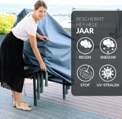 Chefarone Beschermhoes Tuinstoelen - Tuinstoelen Hoes - Tuinmeubelen - Weerbestendig - UV-bescherming - Grijs 2 Chefarone Beschermhoes Tuinstoelen - Tuinstoelen Hoes - Tuinmeubelen - Weerbestendig - UV-bescherming - Grijs -Tuinmeubelseries Winkel 1200x1173 1