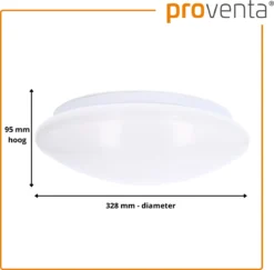 Proventa Plafondlamp Met Bewegingssensor LED - Binnen & Buiten - Warm Wit - 33 Cm -Tuinmeubelseries Winkel 1200x1182 2
