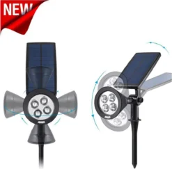 Solar Spot Light- Grond Spot Energiezuinig - Tuinverlichting Op Zonne-energie Met Nachtsensor - Sfeerverlichting Voor Op Gebouwen - Wit -Tuinmeubelseries Winkel 1200x1182 9
