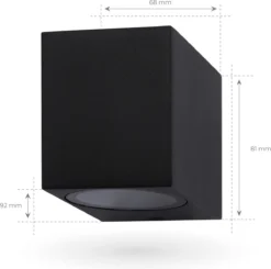 Ledvion Hydra - Wandlamp Buiten - Zwart - GU10 Fitting - IP54 -Tuinmeubelseries Winkel 1200x1189 10