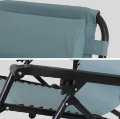 Alice's Garden Campingstoel PATRICK - Set Van 2 - Opvouwbaar - Verstelbaar - Smaragdgroen -Tuinmeubelseries Winkel 1200x1189 5