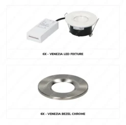 HOFTRONIC Venezia - Set Van 6 LED Inbouwspots RVS - IP65 Waterdicht - Dimbaar - 6 Watt 600 Lumen - Met Lichtbron - 2700K Warm Wit Licht - Zaagmaat 65mm - Inbouwdiepte 45mm - Geschikt Voor Badkamer, Woonkamer, Veranda En Carport - 3 Jaar Garantie -Tuinmeubelseries Winkel 1200x1190 14