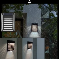 Arisenn® Crystal Solar Buitenlamp - IP65 Waterdicht - Prachtige Solar Technologie Monokristal Zonnepaneel Wandlamp - 3000K Warm Wit (sfeervol) - Tuinverlichting Op Zonne-energie | Schutting Wand Licht -Tuinmeubelseries Winkel 1200x1190 8