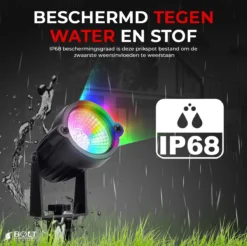 Bolt Electronics ® Tuinspot – Tuinverlichting LED Buiten – Hanglamp Buitenverlichting – Prikspot Buitenlamp - RGB Lamp – Bedienbaar Via App Tuinlamp – IP68 Waterdicht Muurlamp – Wandlamp – Verlichting Terras En Tuin – 9 Stuks -Tuinmeubelseries Winkel 1200x1195 15