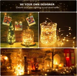 BOTC Lichtsnoer Binnen En Buiten Met Afstandsbediening - Fairy Lights 10 Meter - LED Lampjes Slinger - Soothe Lichtsnoer Binnen - Op Batterijen - Warm White -Tuinmeubelseries Winkel 1200x1197 23