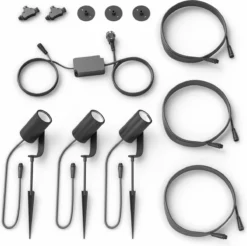 Philips Hue Lily Tuinspot Starterspakket Met Hue Bridge - Prikspot White And Color Ambiance - Prikspots Voor Buiten - Tuinverlichting - 3 Spots - Zwart -Tuinmeubelseries Winkel 1200x1197 28