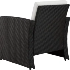 Tectake - Wicker Zitgroep Tuinset Lucca - Zwart - 404131 -Tuinmeubelseries Winkel 1200x1198 10