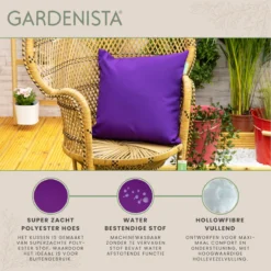 Gardenista Sierkussens - Hollow Fibre Gevuld 45cm Binnenkussen - Tuinkussens Voor Binnen En Buiten - Kussentjes Woonkamer -Tuinmeubelseries Winkel 1200x1198 12