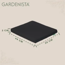 Gardenista Stoelkussen - Waterbestendige Tuinkussens Voor Binnen En Buiten - Zitkussen Met Lint - Kussens Voor Tuinstoel -Tuinmeubelseries Winkel 1200x1198 20