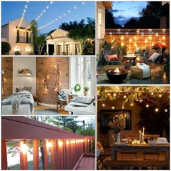 A Sunny Day Solar Lichtsnoer Buiten Inclusief 25 LED Lampen Voor Buiten - Lichtsnoer Op Zonne-energie - 25 LED Lampen - Solar Tuinverlichting - Lichtslinger - Prikkabel - Priklicht - Lichtsnoer -Tuinmeubelseries Winkel 1200x1198 31