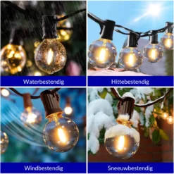 Merkloos Lichtsnoer Op Zonne-energie - Warm Wit - Tuinverlichting - Lichtslinger - 10M - Waterdicht - E27 Fitting - Warm Wit - Incl. 20 LED Lampen - Voor Binnen En Buiten - Solar Tuinverlichting 15 Merkloos Lichtsnoer Op Zonne-energie - Warm Wit - Tuinverlichting - Lichtslinger - 10M - Waterdicht - E27 Fitting - Warm Wit - Incl. 20 LED Lampen - Voor Binnen En Buiten - Solar Tuinverlichting -Tuinmeubelseries Winkel 1200x1198 33