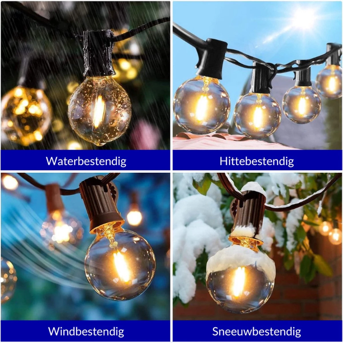 Lichtsnoer op zonne-energie - Warm Wit - Tuinverlichting - Lichtslinger - 10M - Waterdicht - E27 Fitting - Warm Wit - Incl. 20 LED Lampen - Voor Binnen En Buiten - Solar tuinverlichting Merkloos Lichtsnoer Op Zonne-energie - Warm Wit - Tuinverlichting - Lichtslinger - 10M - Waterdicht - E27 Fitting - Warm Wit - Incl. 20 LED Lampen - Voor Binnen En Buiten - Solar Tuinverlichting -Tuinmeubelseries Winkel 1200x1198 33