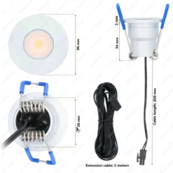 6x Milano RVS Smart LED Inbouwspots Complete Set - Wifi & Bluetooth - 12V - 3 Watt - 2700K Warm Wit - Veranda Verlichting - Voor Binnen En Buiten 6 6x Milano RVS Smart LED Inbouwspots Complete Set - Wifi & Bluetooth - 12V - 3 Watt - 2700K Warm Wit - Veranda Verlichting - Voor Binnen En Buiten -Tuinmeubelseries Winkel 1200x1198 46