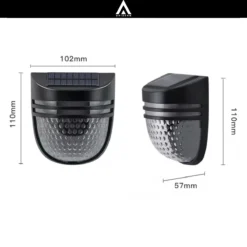 Arisenn® Moon Crystal Solar Buitenlamp - IP65 Waterdicht - Prachtige Solar Technologie Monokristal Zonnepaneel Wandlamp - 3000K Warm Wit (sfeervol) - Tuinverlichting Op Zonne-energie | Schutting Wand Licht -Tuinmeubelseries Winkel 1200x1198 50