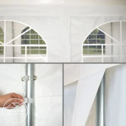 Hoogwaardige Partytent 3x6 M Van 240 G/m² PE Zeil Tuintent Feesttent Waterdicht In Wit -Tuinmeubelseries Winkel 1200x1200 100