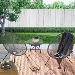 LifeGoods Acapulco Bistroset - 3-Delig - Tuinset Met Bijzettafel - Grijs 8 LifeGoods Acapulco Bistroset - 3-Delig - Tuinset Met Bijzettafel - Grijs -Tuinmeubelseries Winkel 1200x1200 1003