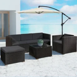 Polyrotan Loungeset Punta Cana L - Zwart -Tuinmeubelseries Winkel 1200x1200 1059