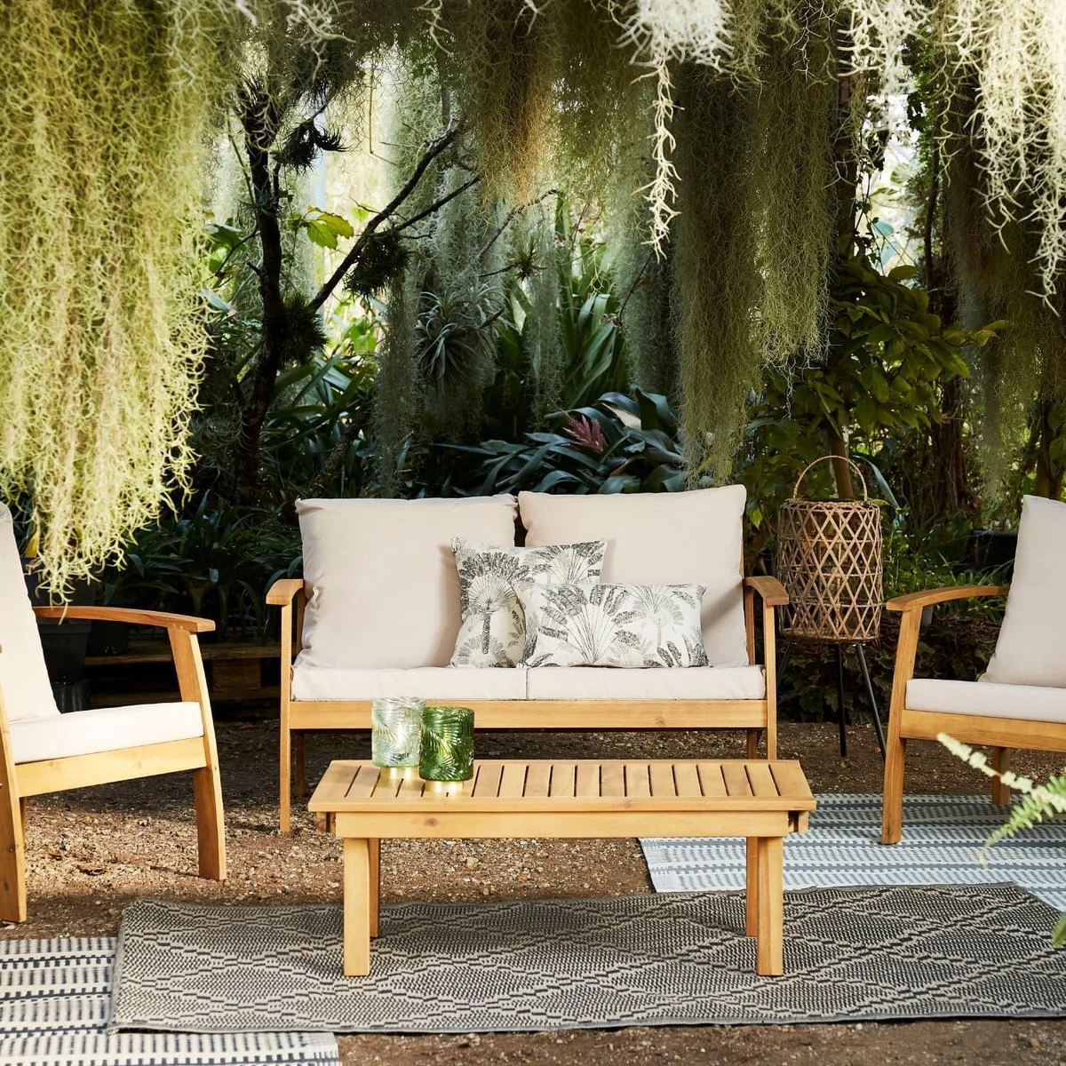 Houten loungeset 4 plaatsen - Ushuaïa -ecru kussens, bank, fauteuils en lage tafel van acacia, design Houten Loungeset 4 Plaatsen - Ushuaïa -ecru Kussens, Bank, Fauteuils En Lage Tafel Van Acacia, Design -Tuinmeubelseries Winkel 1200x1200 1064