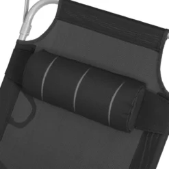 Ligstoel Met Hoofdsteun En Zon Bescherming Verstelbare Rugleuning Inklapbaar Donker Grijs Ligbed Tuin -Tuinmeubelseries Winkel 1200x1200 11