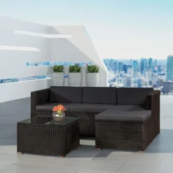 Loungset Punta Cana - Polyrotan 3 Loungset Punta Cana - Polyrotan -Tuinmeubelseries Winkel 1200x1200 1103