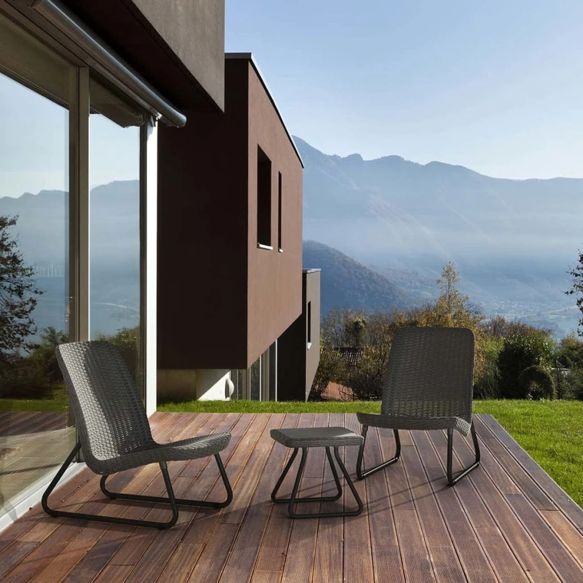 Keter Rio Balkonset - 3 delig - Grafiet Keter Rio Balkonset - 3 Delig - Grafiet -Tuinmeubelseries Winkel 1200x1200 1130