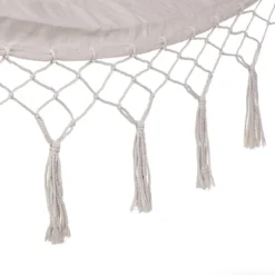 Detex Hangmat Met Franjes - 320x150cm – Belastbaar Tot 300kg Beige -Tuinmeubelseries Winkel 1200x1200 1249
