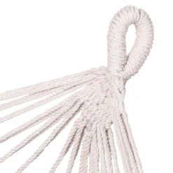Detex Hangmat Met Franjes - 320x150cm – Belastbaar Tot 300kg Beige -Tuinmeubelseries Winkel 1200x1200 1250