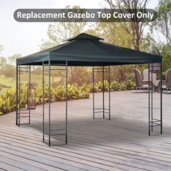 Outsunny Vervangend Dak Voor Metalen Tuinpaviljoen Paviljoen Partytent Tuintent 3x3 84C-041 -Tuinmeubelseries Winkel 1200x1200 1323