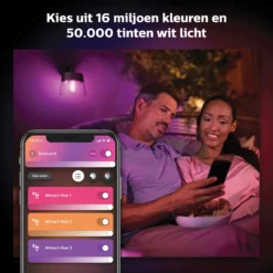 Philips Hue Attract Muurlamp - Wit En Gekleurd Licht - Zwart 4 Philips Hue Attract Muurlamp - Wit En Gekleurd Licht - Zwart -Tuinmeubelseries Winkel 1200x1200 1343