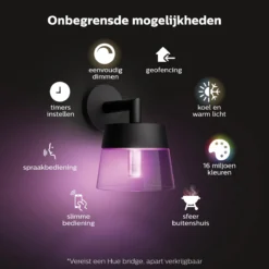 Philips Hue Attract Muurlamp - Wit En Gekleurd Licht - Zwart 6 Philips Hue Attract Muurlamp - Wit En Gekleurd Licht - Zwart -Tuinmeubelseries Winkel 1200x1200 1344