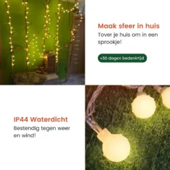 Partizzle 12m Lichtsnoer - Buiten & Binnen - Kamer Decoratie Lichtjes Slinger Tieners - Lampjes Lichtslinger Kinderkamer - Fotoslinger - Sfeer En Feestverlichting - Tuinverlichting - Warm Wit / 120 LEDs 3 Partizzle 12m Lichtsnoer - Buiten & Binnen - Kamer Decoratie Lichtjes Slinger Tieners - Lampjes Lichtslinger Kinderkamer - Fotoslinger - Sfeer En Feestverlichting - Tuinverlichting - Warm Wit / 120 LEDs -Tuinmeubelseries Winkel 1200x1200 1356