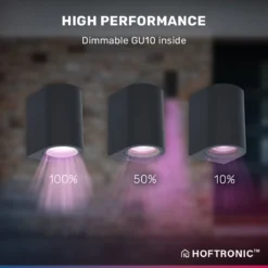 Hoftronic Smart Alvin - Smart LED Wandlamp - WiFi + Bluetooth - Downlight - GU10 5,5 Watt 400lm - RGBWW 16,5 Miljoen Kleuren - Slimme Muurlamp - Geschikt Als Binnen En Buiten Wandlamp - 3 Jaar Garantie 11 Hoftronic Smart Alvin - Smart LED Wandlamp - WiFi + Bluetooth - Downlight - GU10 5,5 Watt 400lm - RGBWW 16,5 Miljoen Kleuren - Slimme Muurlamp - Geschikt Als Binnen En Buiten Wandlamp - 3 Jaar Garantie -Tuinmeubelseries Winkel 1200x1200 1376