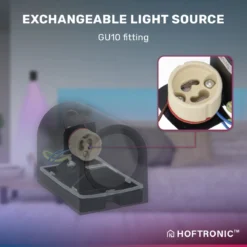 Hoftronic Smart Alvin - Smart LED Wandlamp - WiFi + Bluetooth - Downlight - GU10 5,5 Watt 400lm - RGBWW 16,5 Miljoen Kleuren - Slimme Muurlamp - Geschikt Als Binnen En Buiten Wandlamp - 3 Jaar Garantie 15 Hoftronic Smart Alvin - Smart LED Wandlamp - WiFi + Bluetooth - Downlight - GU10 5,5 Watt 400lm - RGBWW 16,5 Miljoen Kleuren - Slimme Muurlamp - Geschikt Als Binnen En Buiten Wandlamp - 3 Jaar Garantie -Tuinmeubelseries Winkel 1200x1200 1379