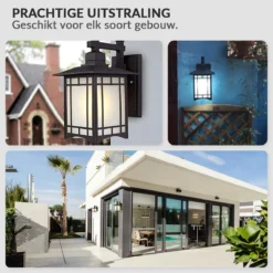 SensaHome Oriental - Klassieke Industriële Tuinlamp Buitenlamp | Luxe Wandlamp Met Japans Aziatische Stijl - Zwart 8 SensaHome Oriental - Klassieke Industriële Tuinlamp Buitenlamp | Luxe Wandlamp Met Japans Aziatische Stijl - Zwart -Tuinmeubelseries Winkel 1200x1200 1411