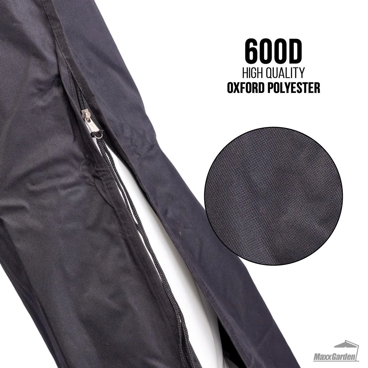 MaxxGarden Parasolhoes - Afdekhoes voor Zweefparasol - Beschermhoes - 200-400 cm - Met rits en trekkoord - Zwart MaxxGarden Parasolhoes - Afdekhoes Voor Zweefparasol - Beschermhoes - 200-400 Cm - Met Rits En Trekkoord - Zwart -Tuinmeubelseries Winkel 1200x1200 144
