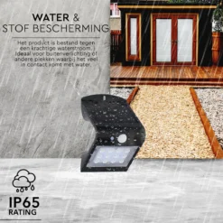 Proventa Solar LED Buitenlamp Met Bewegingssensor - Wandlamp Model Jerrel - Zwart 4 Proventa Solar LED Buitenlamp Met Bewegingssensor - Wandlamp Model Jerrel - Zwart -Tuinmeubelseries Winkel 1200x1200 1465