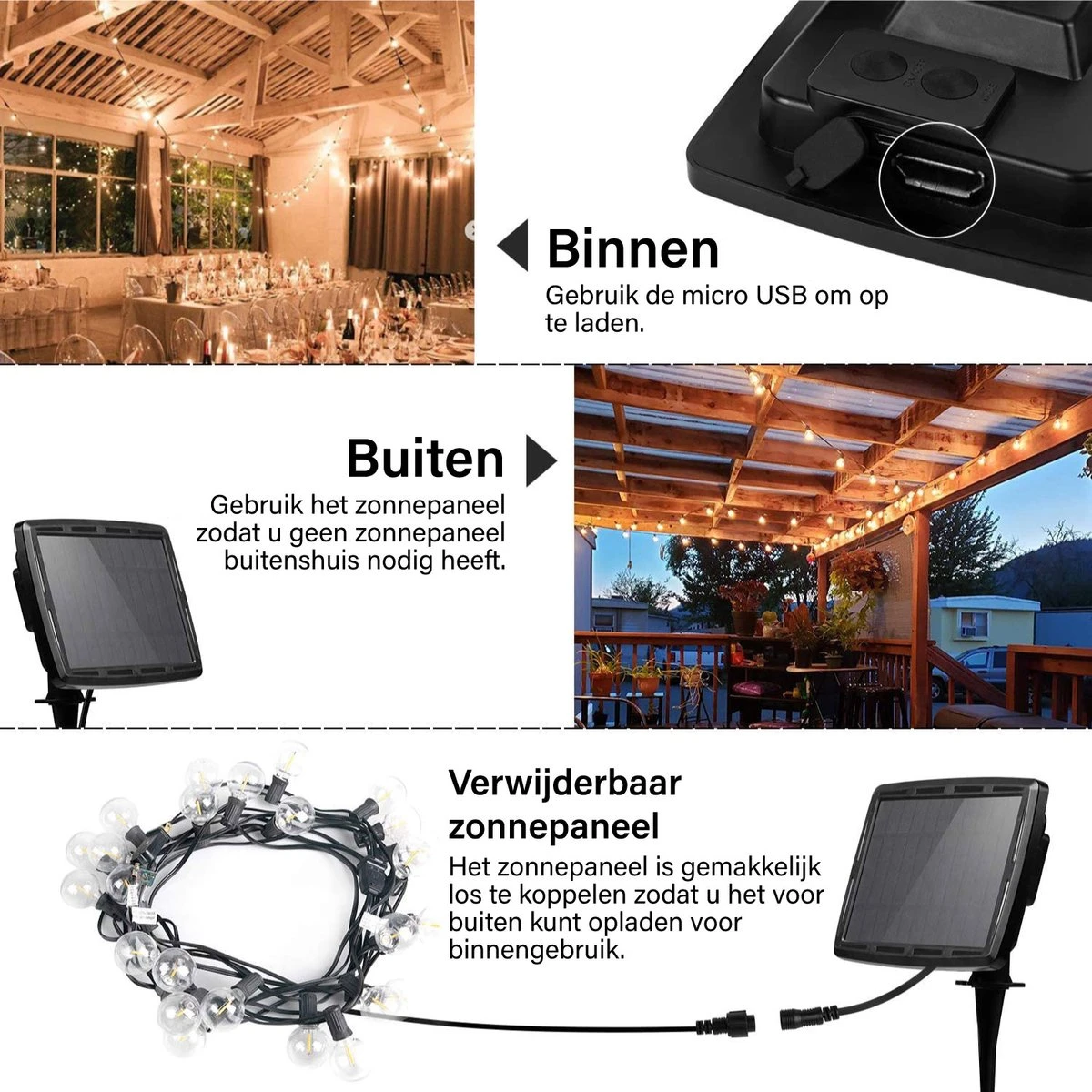 Homèlle Solar Lichtsnoer - 25 LED - 7.5 meter - Warm-wit - Tuinverlichting op zonne-energie - Kerstverlichting - Buitenverlichting - Lichtslinger - Lampjes slinger - Transperant Homèlle Solar Lichtsnoer - 25 LED - 7.5 Meter - Warm-wit - Tuinverlichting Op Zonne-energie - Kerstverlichting - Buitenverlichting - Lichtslinger - Lampjes Slinger - Transperant -Tuinmeubelseries Winkel 1200x1200 1481