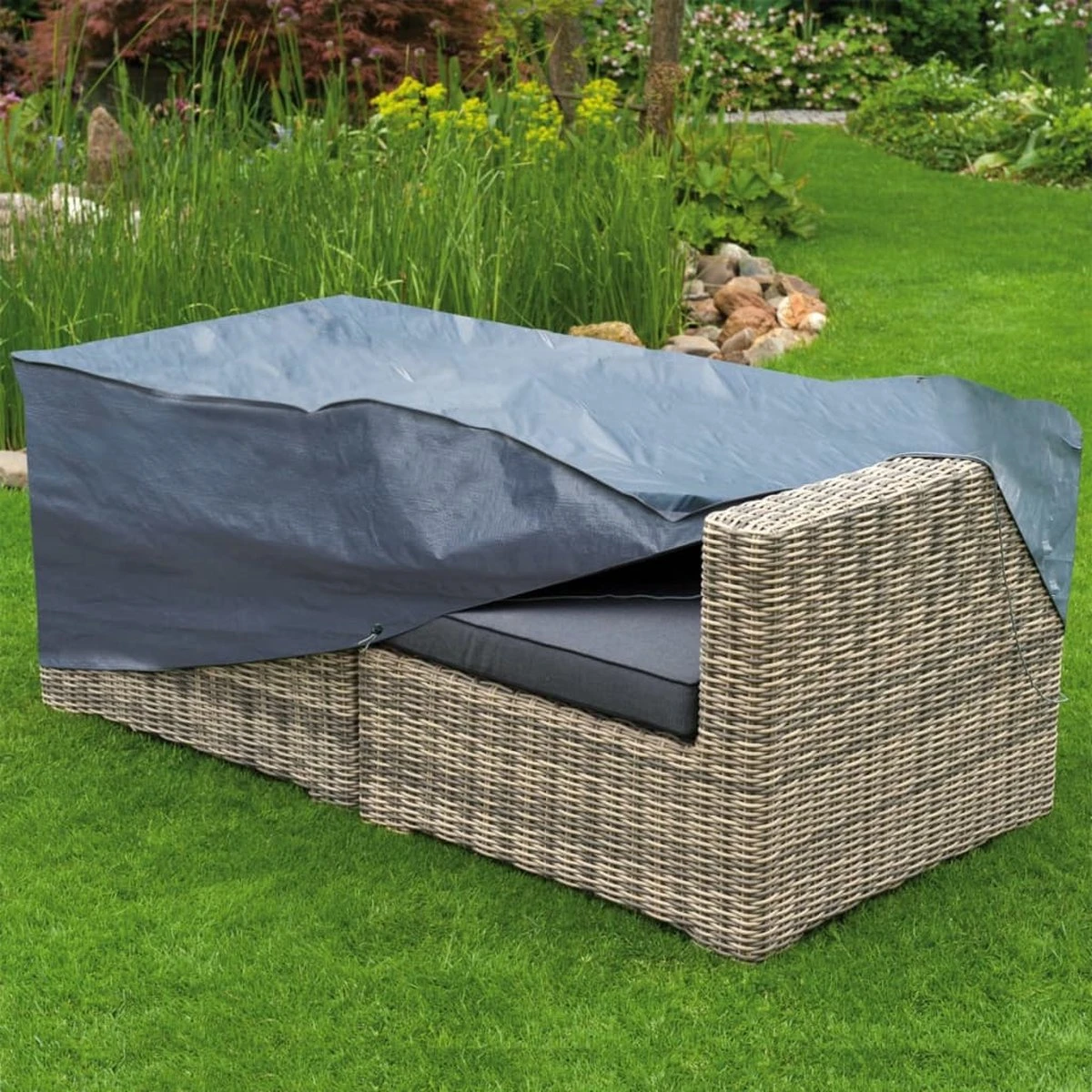 Nature - Tuinmeubelhoes - Beschermhoes voor loungebank - 2-zits - H60 x 170 x 90cm Nature - Tuinmeubelhoes - Beschermhoes Voor Loungebank - 2-zits - H60 X 170 X 90cm -Tuinmeubelseries Winkel 1200x1200 152
