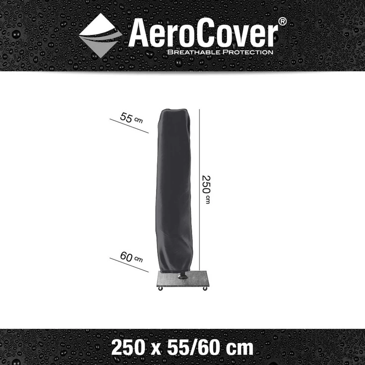 AeroCover parasolhoes - Zweef Parasols - Grijs - 250x55 cm (HxB) AeroCover Parasolhoes - Zweef Parasols - Grijs - 250x55 Cm (HxB) -Tuinmeubelseries Winkel 1200x1200 153